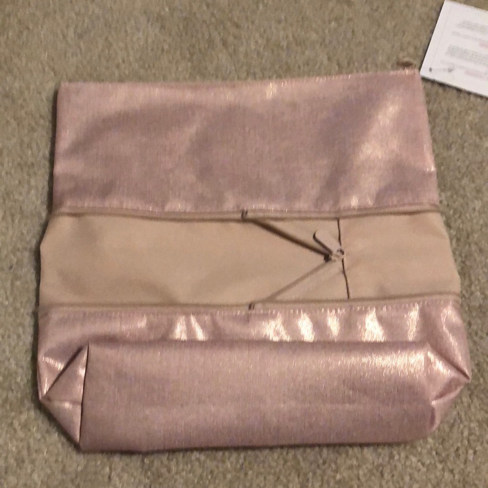 Thirty One Blush Expandable Makeup Bag